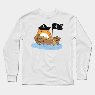 Hamster Pirate Long Sleeve T-Shirt